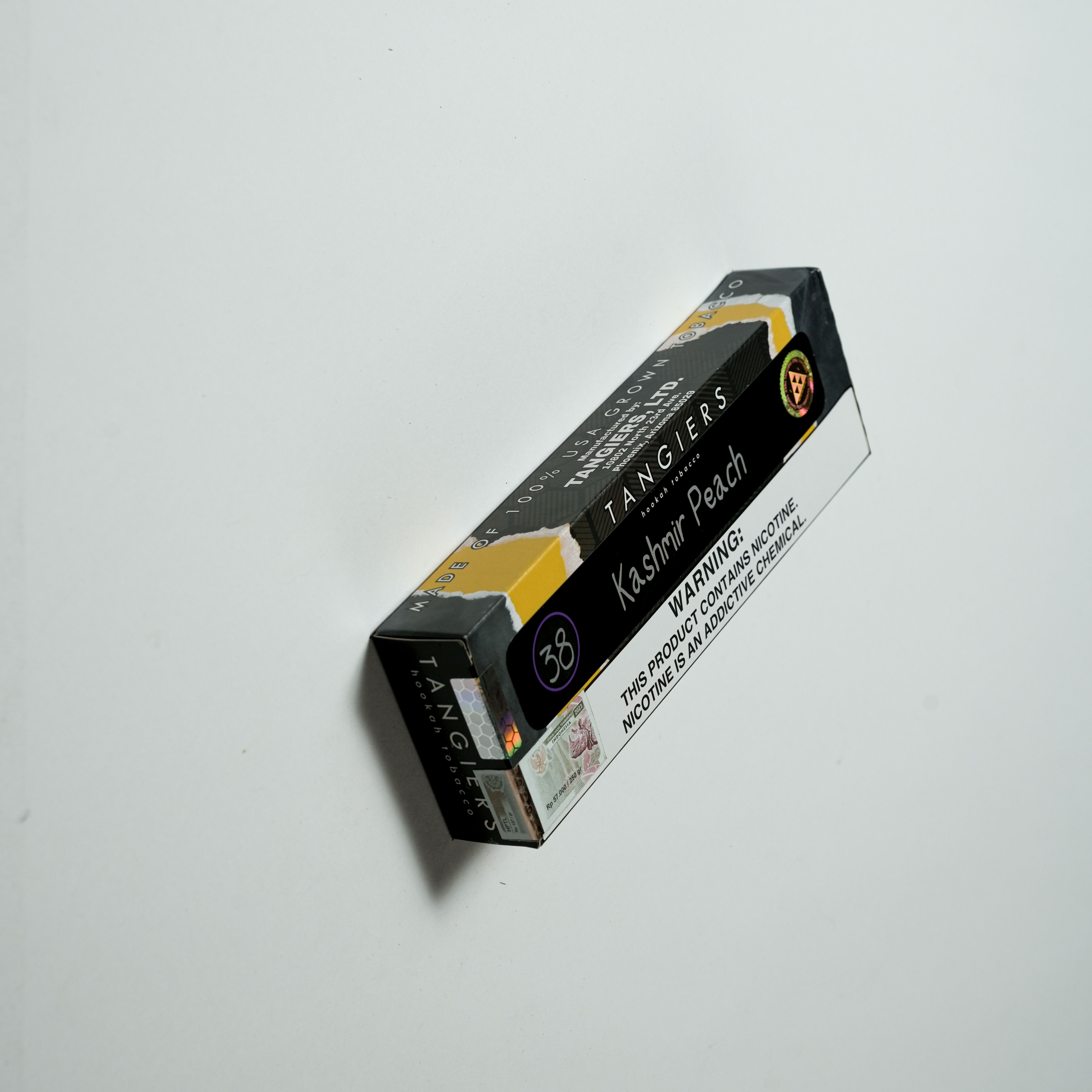 (38) TANGIERS BURLEY KASHMIR PEACH 100GR - MyShisha